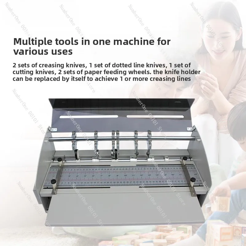 CD-H500 Electric Creasing Machine Paper Marking Creasing Machine Exquisite Structure Small Size Simple Operation