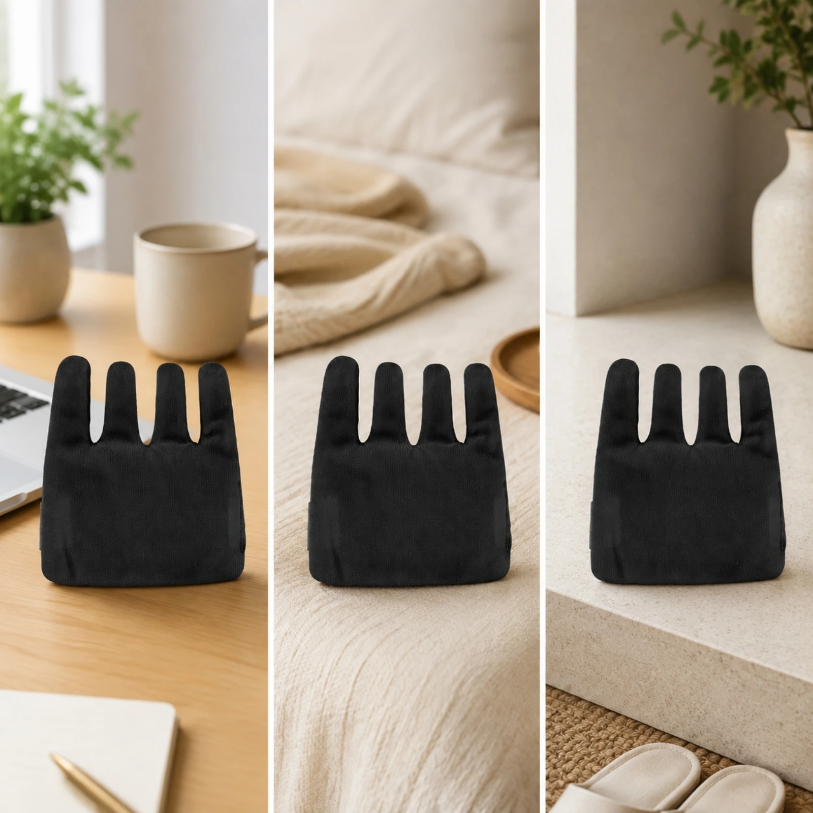 Toe-Separating Foot Sleeve Lightweight Foot Sleeve with Toe Channels Soft Washable for Everyday Footwear Wear, Daily Walking