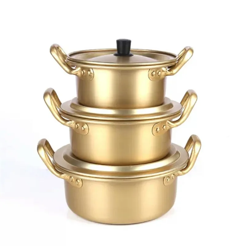 Golden Aluminum Noodle Pot 2