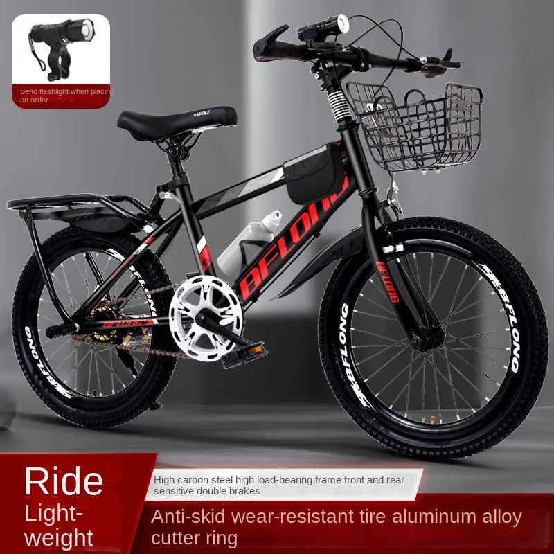 TULX Mountain Bike High Carbon Steel Frame Wear-resistant Tires Comfortable Saddle Strong Load-bearing Capacity Smooth Riding