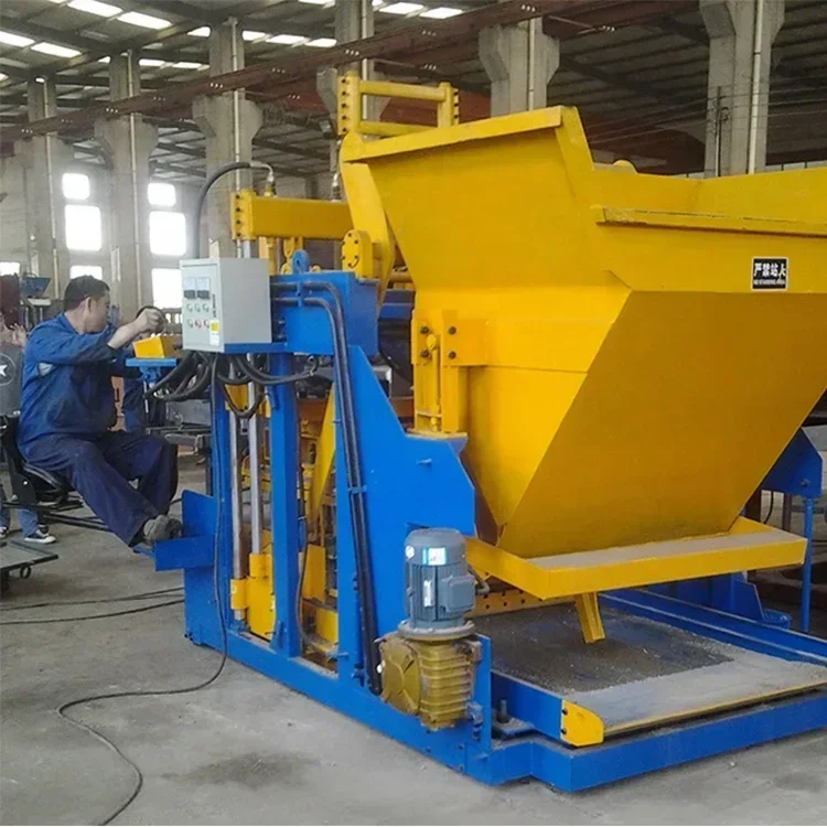 Hot sale WT12-15 Automatic Mobile Movable brick block making machine brick machines For Sale