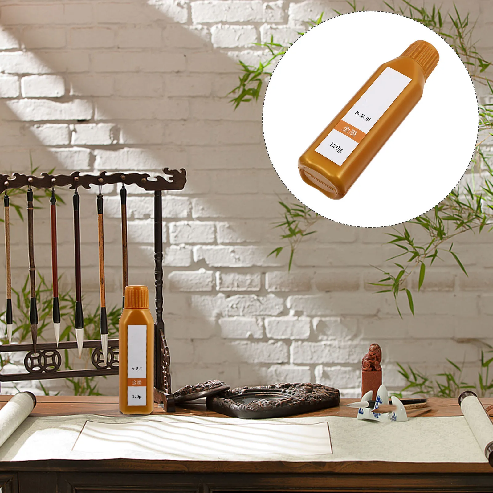 

1 Bottle Calligraphy Ink Natural Material Smooth Writing Long-Lasting Color Fade-Resistant for Greeting Cards Invitations