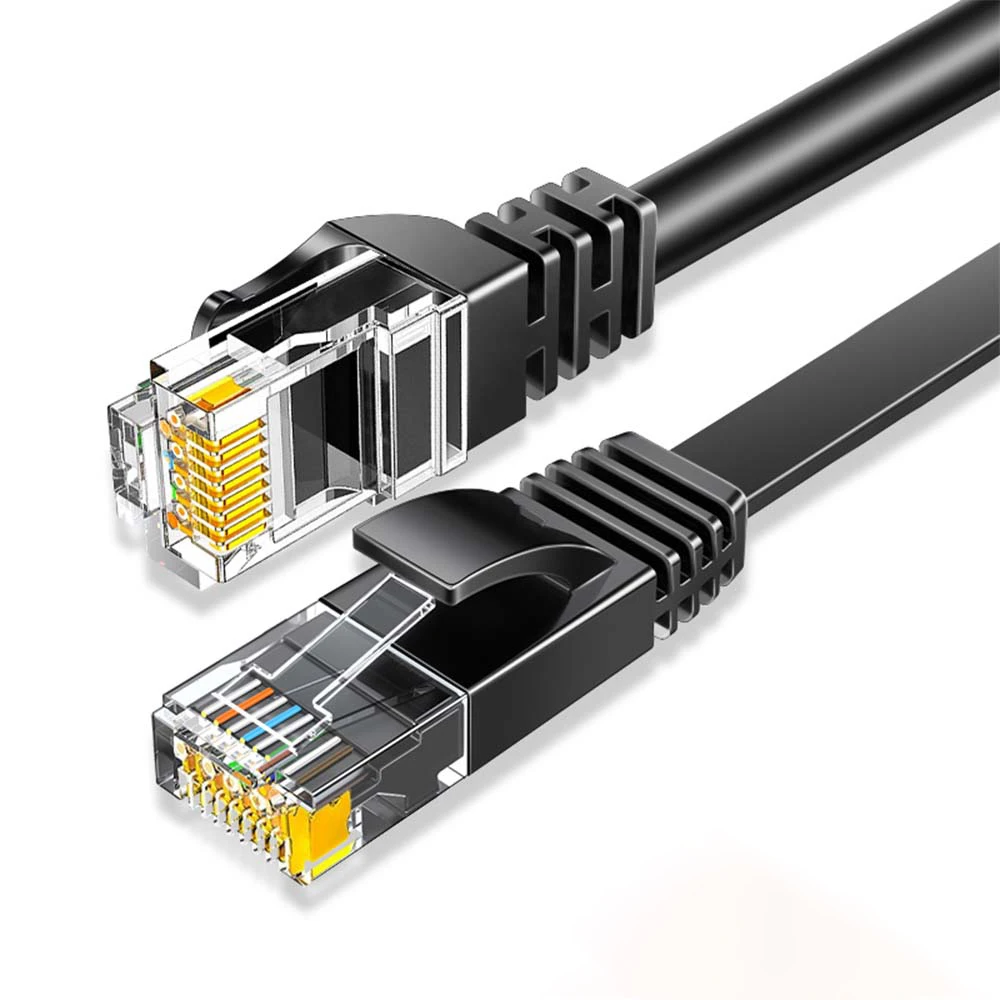 Kabel Ethernet Cat6 Gigabitowy szybki kabel internetowy 1000 Mb/s RJ45 Ekranowany przewód sieciowy LAN do laptopa Router PC PS5 4 3 Xbox — zdjęcie 2