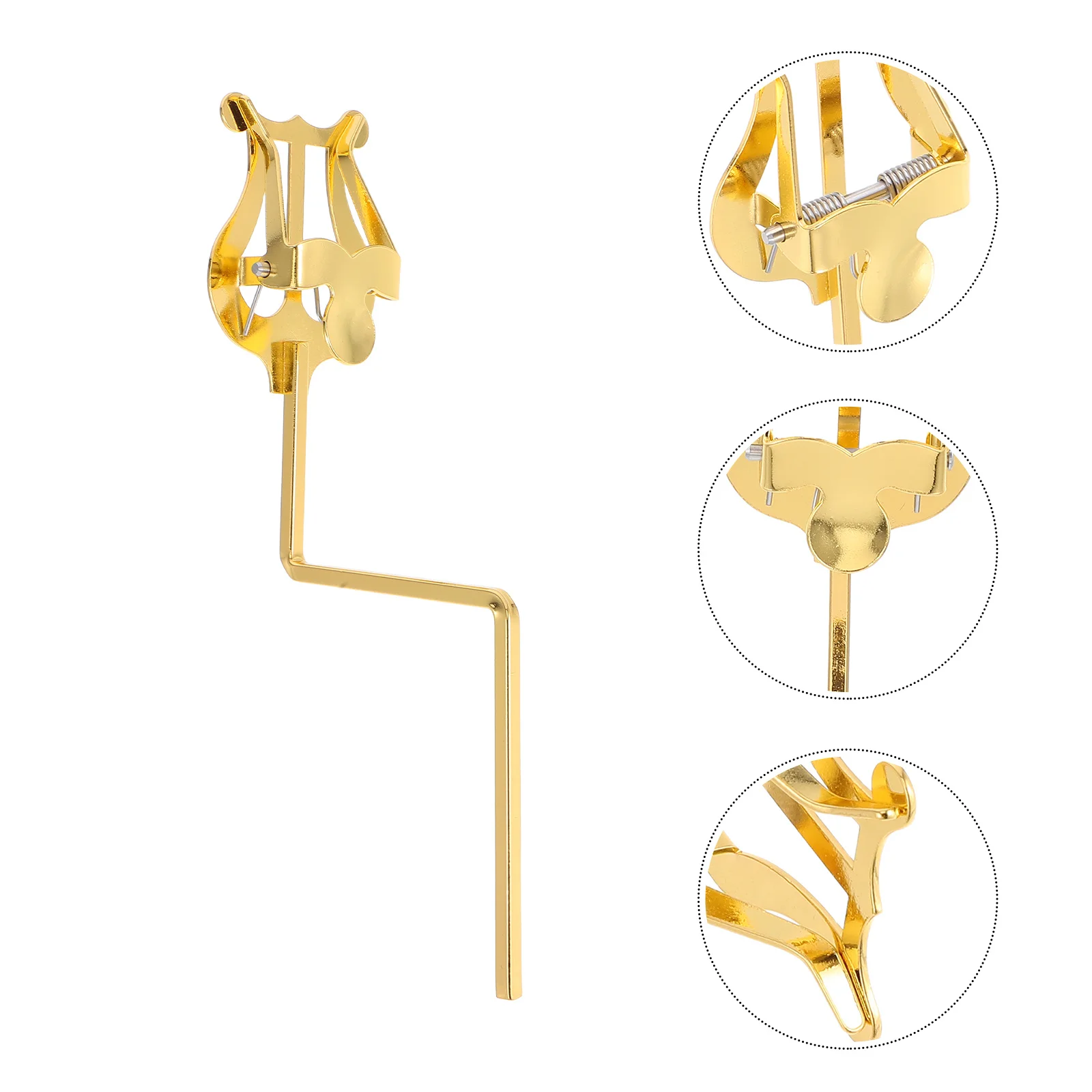 

Portable Music Stand Alto Saxophone Holder Clip Metal Accessories Clips Iron Stands Marching Band Clamp