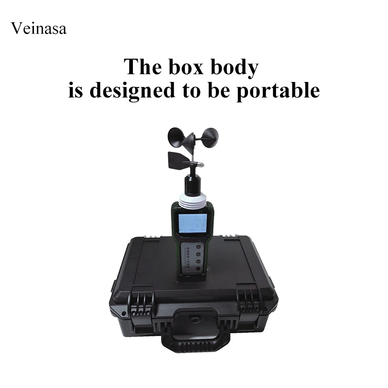 HAWS006A-GPS محطة الطقس المحمولة المحمولة درجة الحرارة الرطوبة استشعار الضغط في الهواء الطلق GPS محطة الطقس المحمولة #2