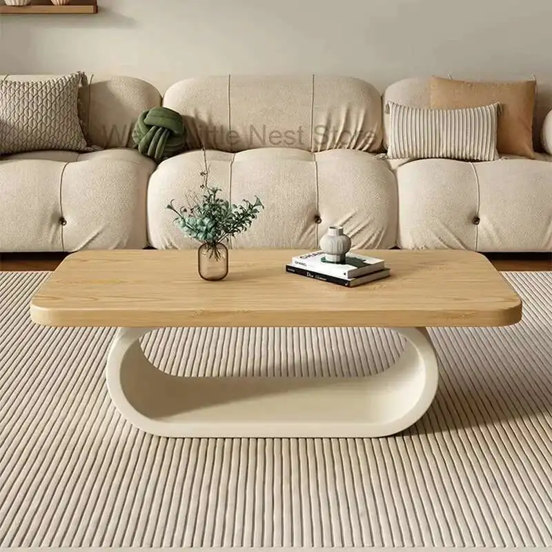 

Aesthetic Minimalist Coffee Table Industrial Unique High Cheap Simple Coffee Table Italian Standing Wood Couchtisch Furniture