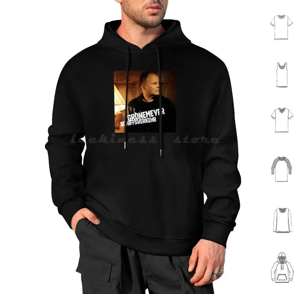 Herbert Gr ? Nemeyer-Schiffsverkehr Album 2011 Hoodies Long Sleeve Herbert Gronemeyer German Singer Musician Germany