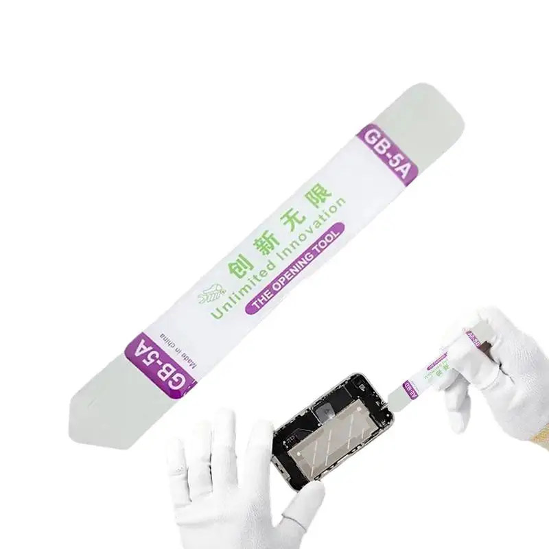 1Pcs Metal Flat Spudger Soft Blade Pry Bar Open Repair Tool Phone Repair Electronics Opening Pry Tool for Electronics