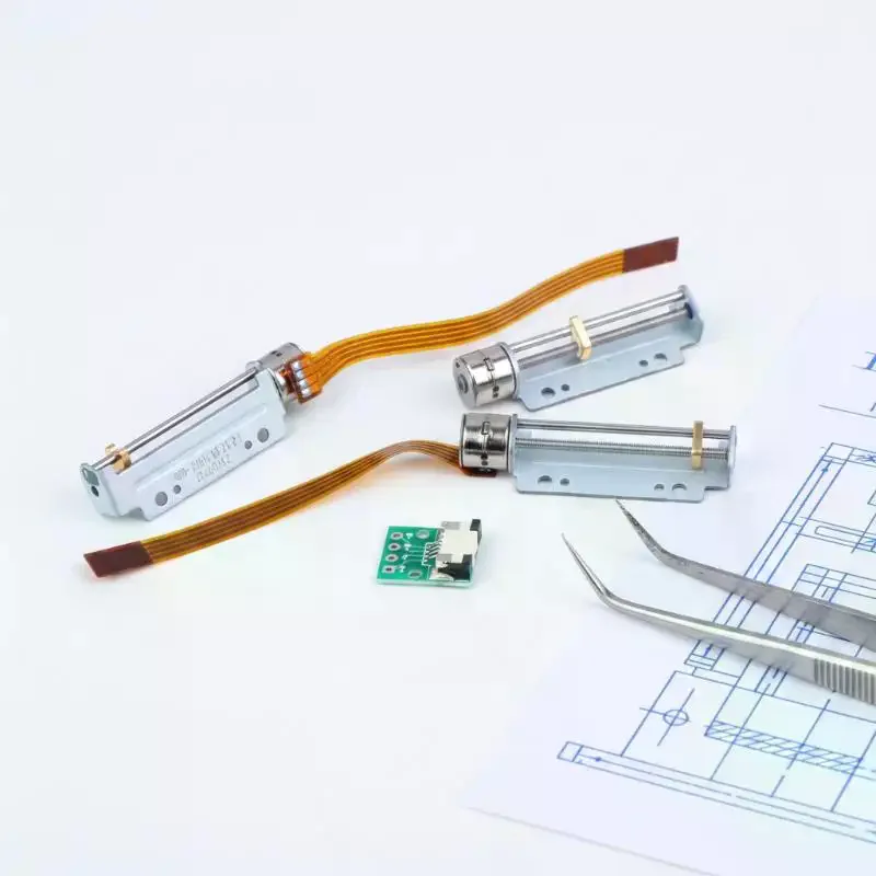 2 Phase 4 Wire Stepper Motor DC 5V 29MM Linear Actuator 8MM Screw Shaft Reliable Travel for Industrial Instrumentation