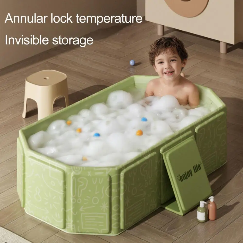 

Портативная складная ванна для детей Портативная детская складная ванна с дренажной системой Регулируемый угол поддержки для малышей для мальчиков