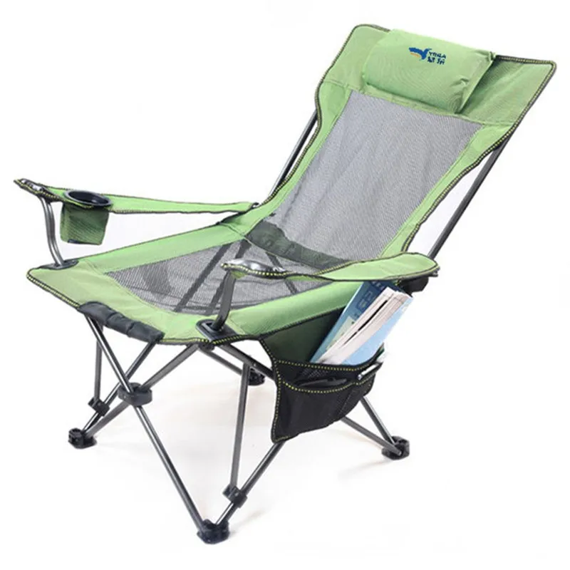 Camping Fishing Folding Chair Longue Chair For Relaxing Tourist Beach Chaise Leisure Travel Picnic Chair Outdoors Furniture