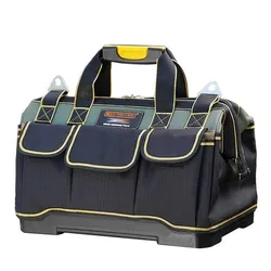 Saco eletricista ferramenta organizadores portátil multi bolso à prova dwaterproof água kit função saco de ferramentas 1680d oxford saco de pano sacos de ferramentas