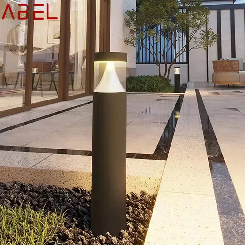 ABEL Lampada da giardino contemporanea per esterni Lampada da prato per quarti residenziali a LED elettrica impermeabile per villa, giardino, cortile ﻿