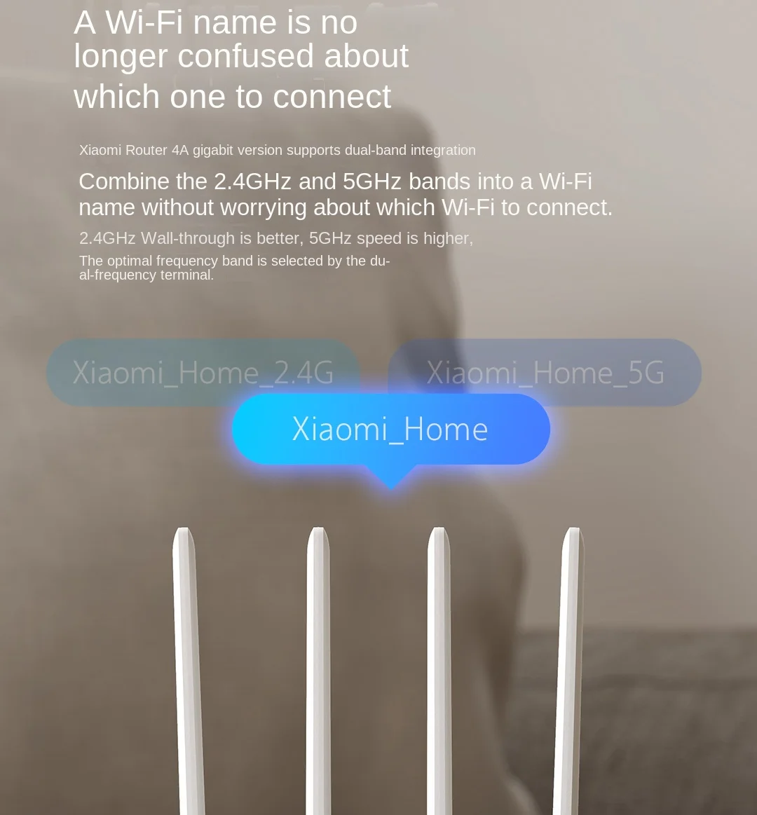 New Xiaomi Mi Router 4A Gigabit Version 2.4GHz 5GHz WiFi 1167Mbps WiFi Repeater 128MB DDR3 High Gain 4 Antennas Network Extender