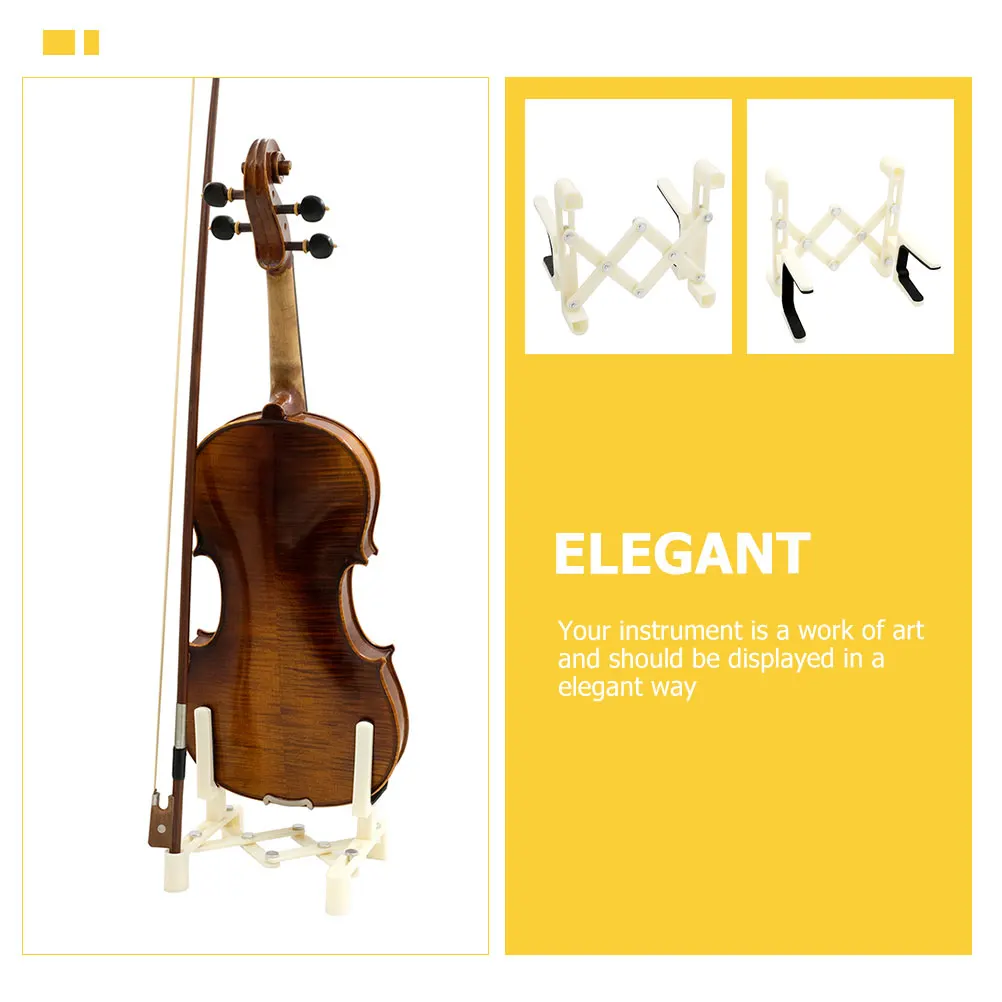 

Violin Stand Holder Support Major Small Instrument Metal Attachment Music Accessory Acoustic Guitar