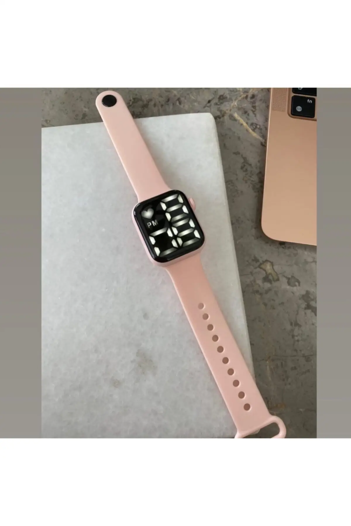 Reloj Digital de pulsera con cordón de silicona, 5 Atm