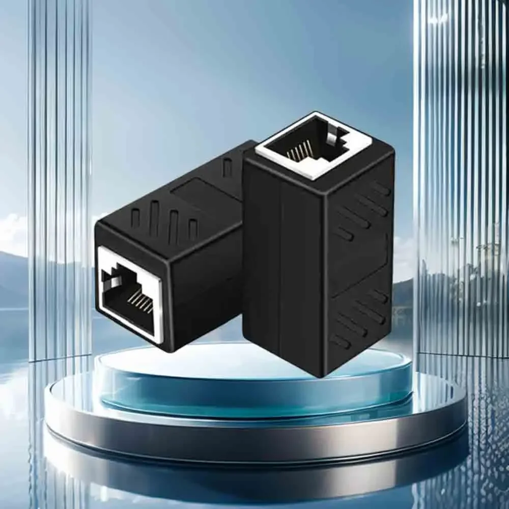RJ45 Connector เครือข่าย Ethernet Extender สําหรับ Cat7 Cat6 Cat5e Ethernet Cable Adapter หญิงหญิง