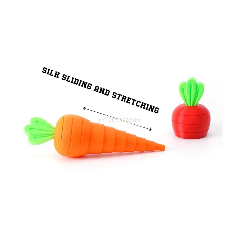 3D-geprint kleurrijk wortelmodel Schaalbaar uitpakken Speelgoed Desktopdecoraties voor kinderen Geschenken Schoolreizen en thuisgeschenken 2025