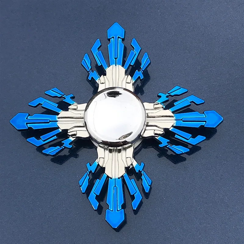 Figdet – Spinner coloré en alliage de Zinc, roulements lisses, jeu animé, Spinner à main, soulagement du Stress, jouets gyroscopiques du bout des doigts pour adultes et enfants