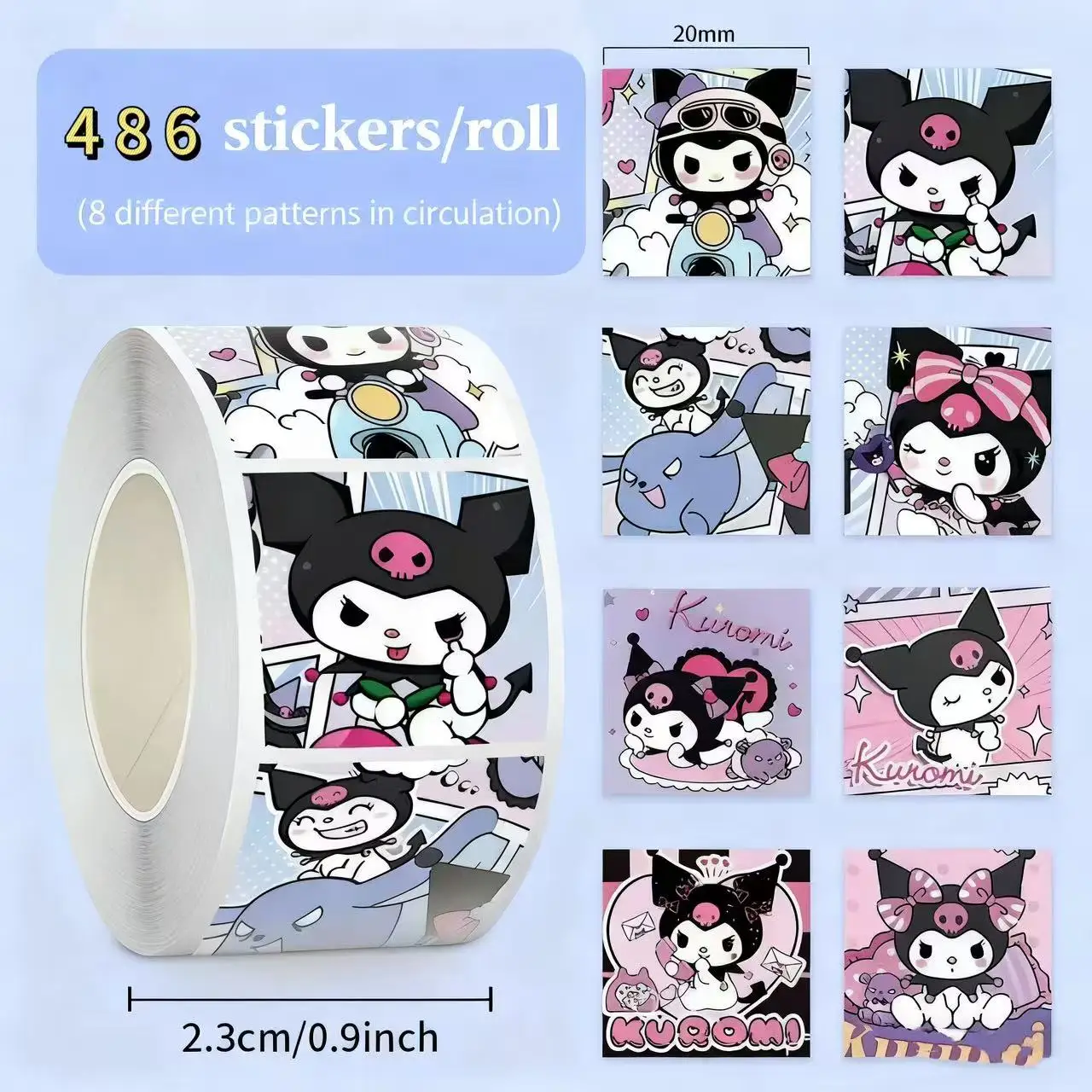 مجموعة ملصقات كورومي اللطيفة - تصميمات ممتعة بما في ذلك الوجوه المبتسمة وتفاصيل القوس، مثالية للمشروعات اليدوية، وزخرفة المخطط، G