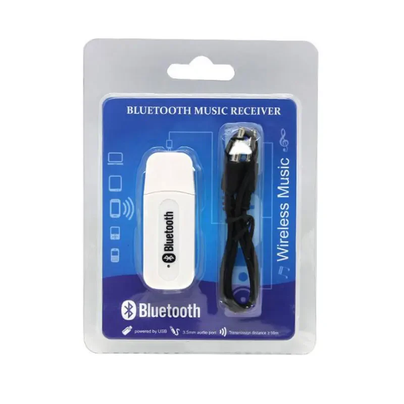 Receptor de música Bluetooth BT163, adaptador de Audio Bluetooth de 3,5mm, receptor USB para altavoz de coche