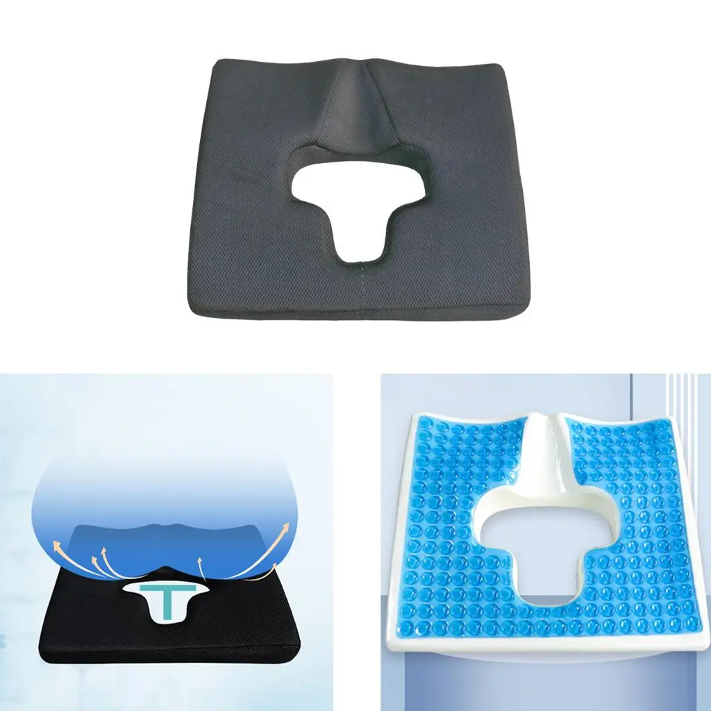 Donut Seat Cushion Non-Slip Support Pads Tailbone Pillow for Hemorrhoid Car Truck Seats Office Chair Bed Sores Butt Pillows