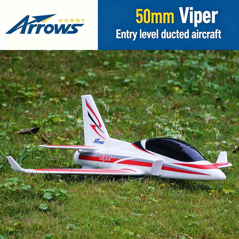 Blue Arrows 50mm Viper EDF Jet PNP With Vector Flight Stabilization System Fixed Wing Drop Resistant Novice Training RC Aircraft