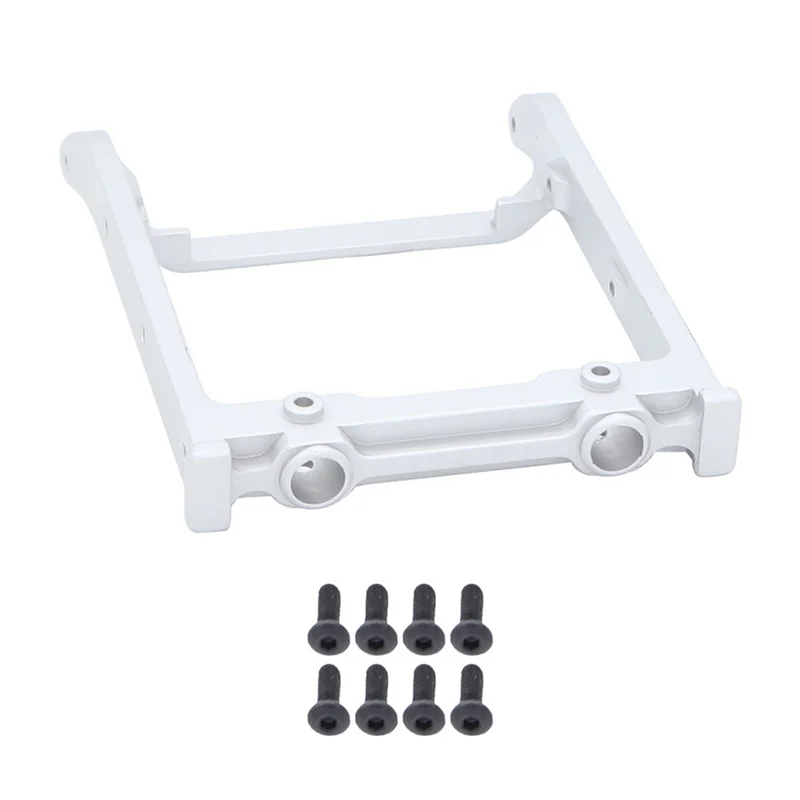 Aluminum Alloy Front Bumper Mount Crossmember for MN G500 MN86 MN86S MN86K MN86KS 1/12 RC Crawler Car Parts,Silver