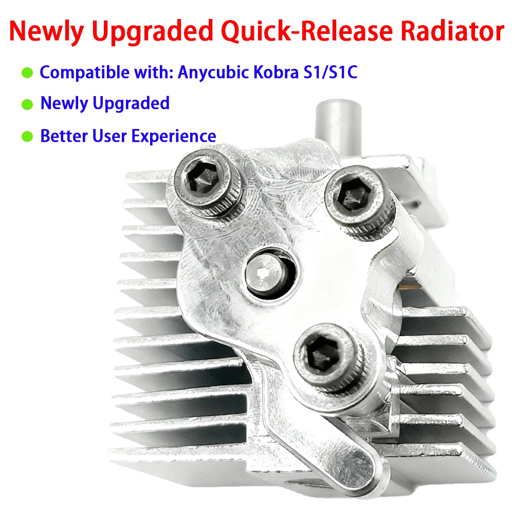 

Upgraded Quick-Release Radiator for Anycubic Kobra S1/S1C — Enhanced Cooling 3D Printer Accessory