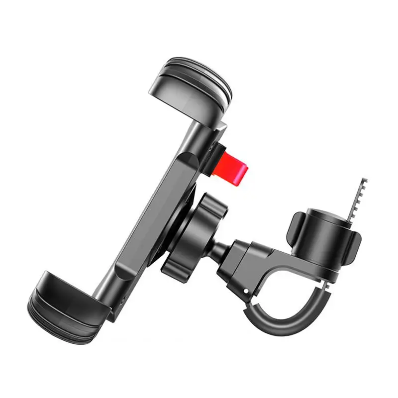 Motorbike Phone Holder 360 View Bicycle Phone Holder For 4.7-7 Inch Mobile Scooter Shockproof Bracket GPS Clip Moto Accessories