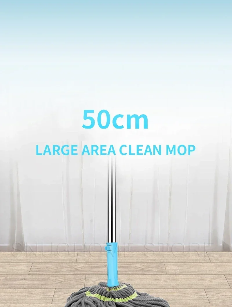 Self Wringing Mop for Wash Floor Squeeze Lazy Spin And Go Home Help Wet Dry Wiper Cleaning Tools Window Round Scrubber Tile