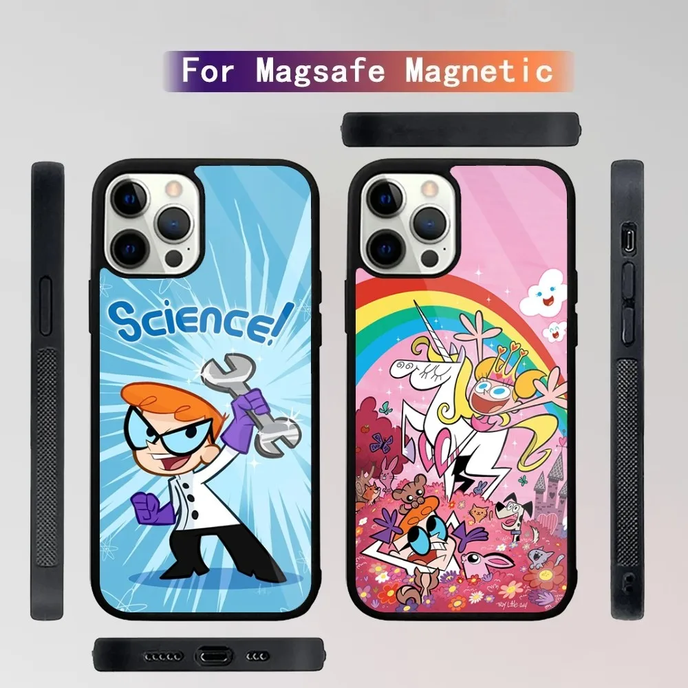 

Cartoon Dexters Lab Phone Case For iPhone 15,14,13,12,11,Plus,Pro,Max Mini Magsafe Magnetic Wireless Charging