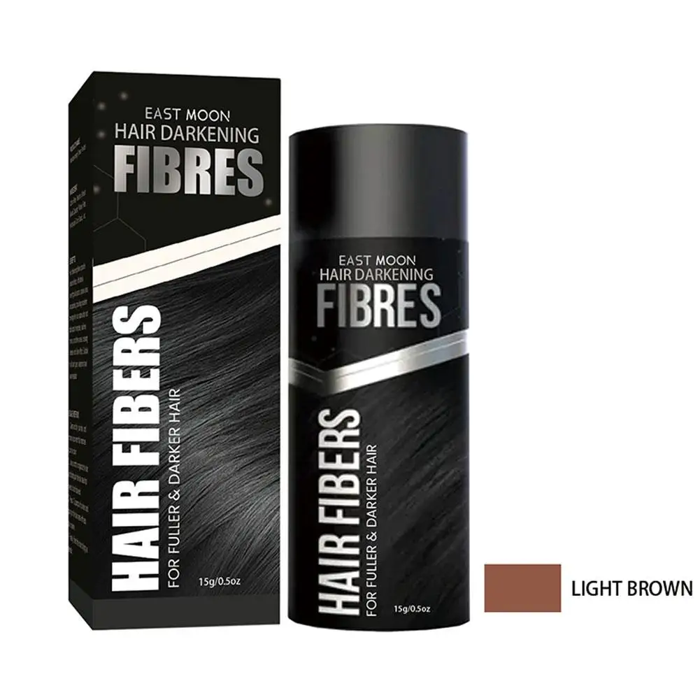 بخاخ ألياف الكيراتين لبناء الشعر ، 3 ألوان ، سماكة ، تساقط الشعر ، كونسيلر ، إعادة نمو ، مساحيق فورية ، V8u0 ، 15 جم