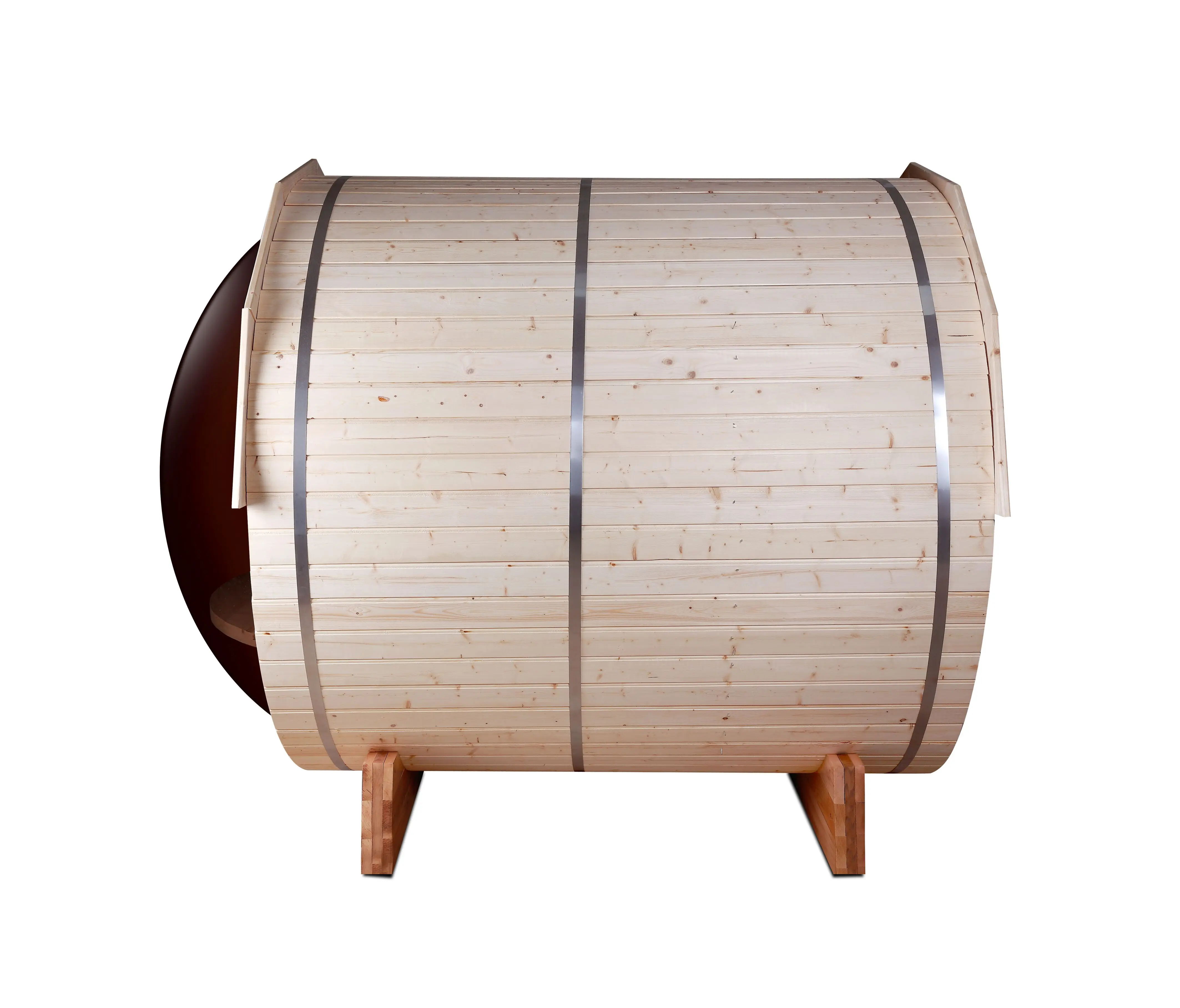 

Sauna Room With Electric Sauna Heater Keya Sauna House Outdoor 2/4 Person Nordic White Pine Wooden