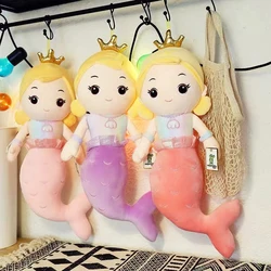 30cm Mermaid Plush Toy Crown Princess Cute Stuffed Animal Soft Doll Plushie Figurine Accompany Fans Girlfriend Birthday Gifts