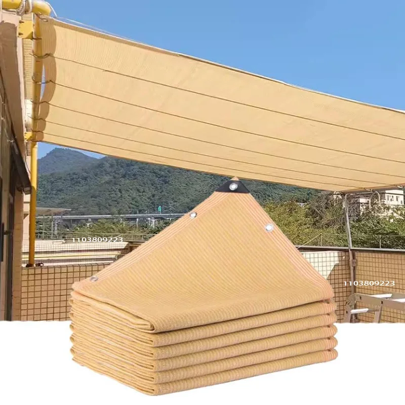 UV Protection HDPE Outdoor Sunshade Net Garden Terrace Camping Shade Cloth