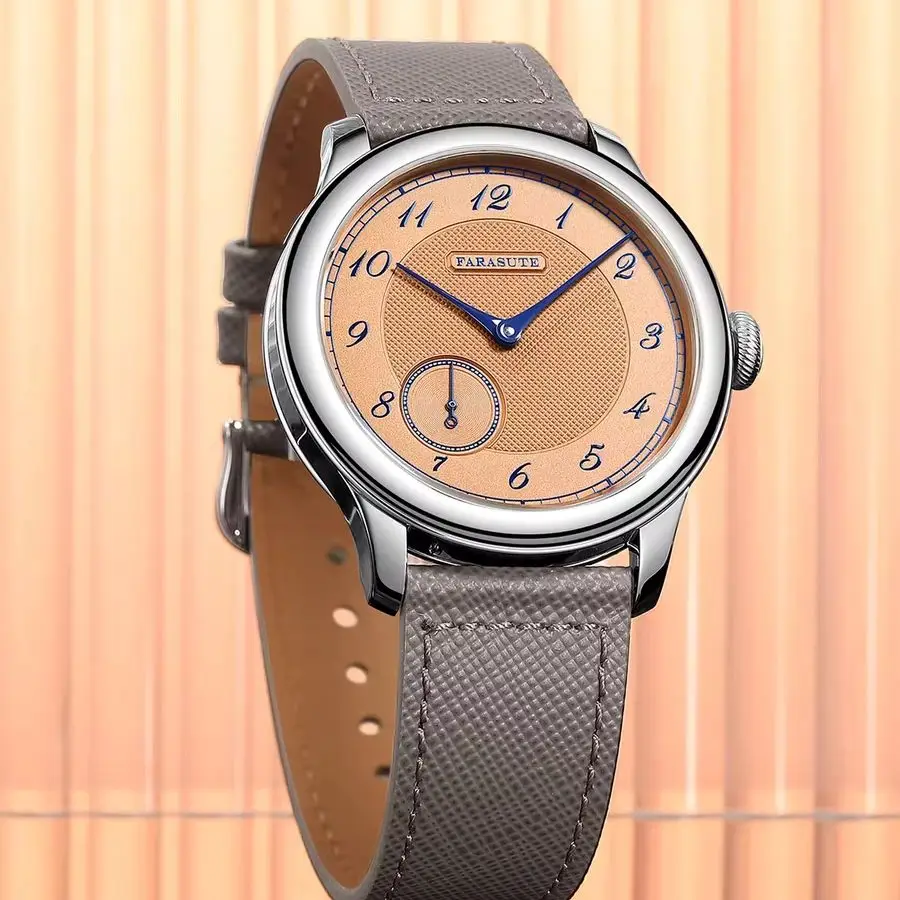 FARASUTE Men Automatic Watch 40mm Mechanical Wristwatch Sapphire Mirror Small Second Dial ST17 Original