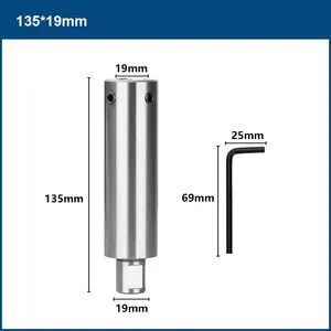 XCAN Bohrer TCT/HSS Ringschneider Pilot Pin 6,35 mm 8 mm Schaft 77/90/102/127/160 mm langes Pilot Pin Stahlplattenbohrwerkzeug