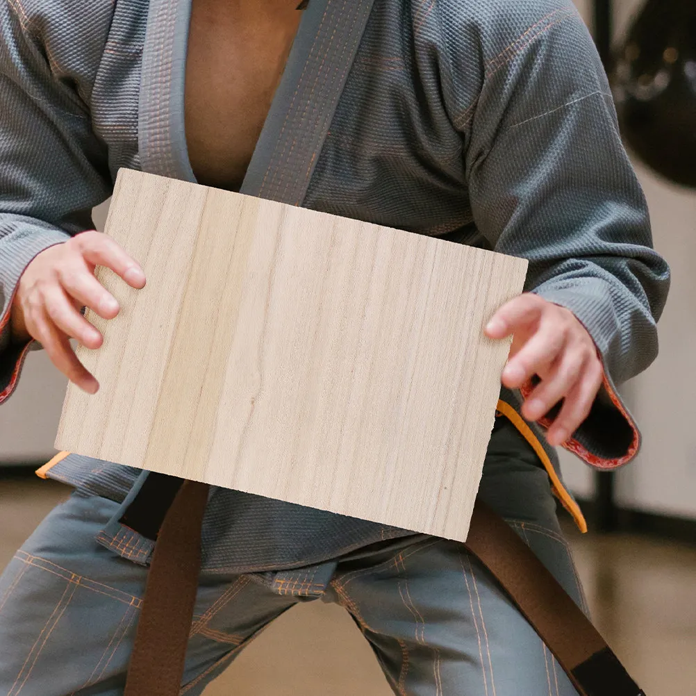 6Pcs Wooden Taekwondo Breaking Board Training Board for Adults Martial Arts Practice Home