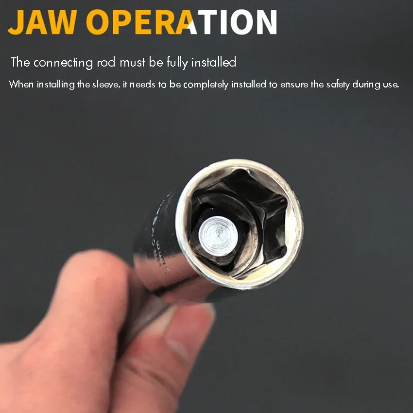 Chave de porca de roda de carro, 17/19/21/23mm, com alça antiderrapante, chave sextavada telescópica, chave de soquete, carro/caminhão, chave de reparo de pneus