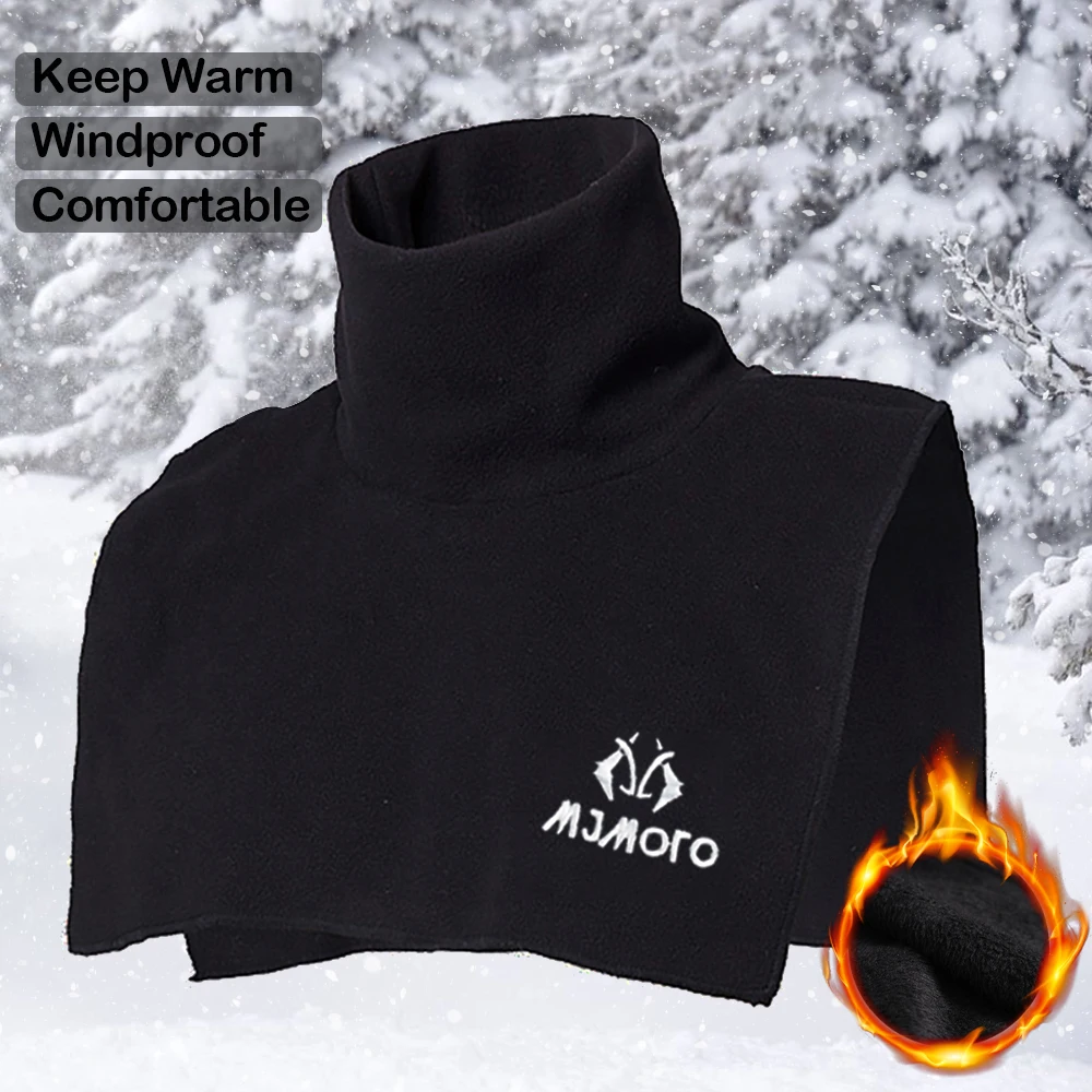 

Winter Bib Moto Riding Snow Skiing Thickened Neck Warmer Cover Warm Scarf Motorcycle Scarf Face Mask Thermal Wrap Bib Headwear