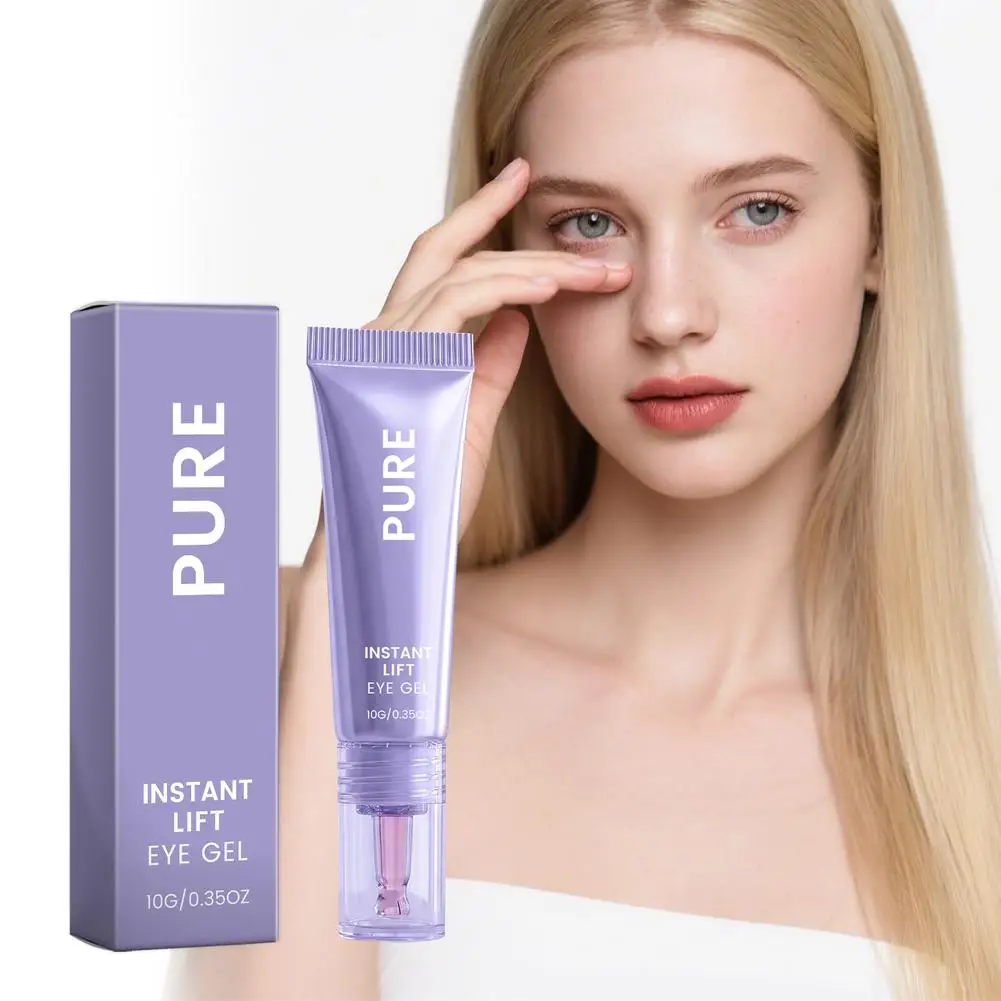 PURE Instant Lifting Eye Cream Gel - Collagen Firming Anti Dark Circles Remove Eye Bags Wrinkle Care Eye Massager Skincare