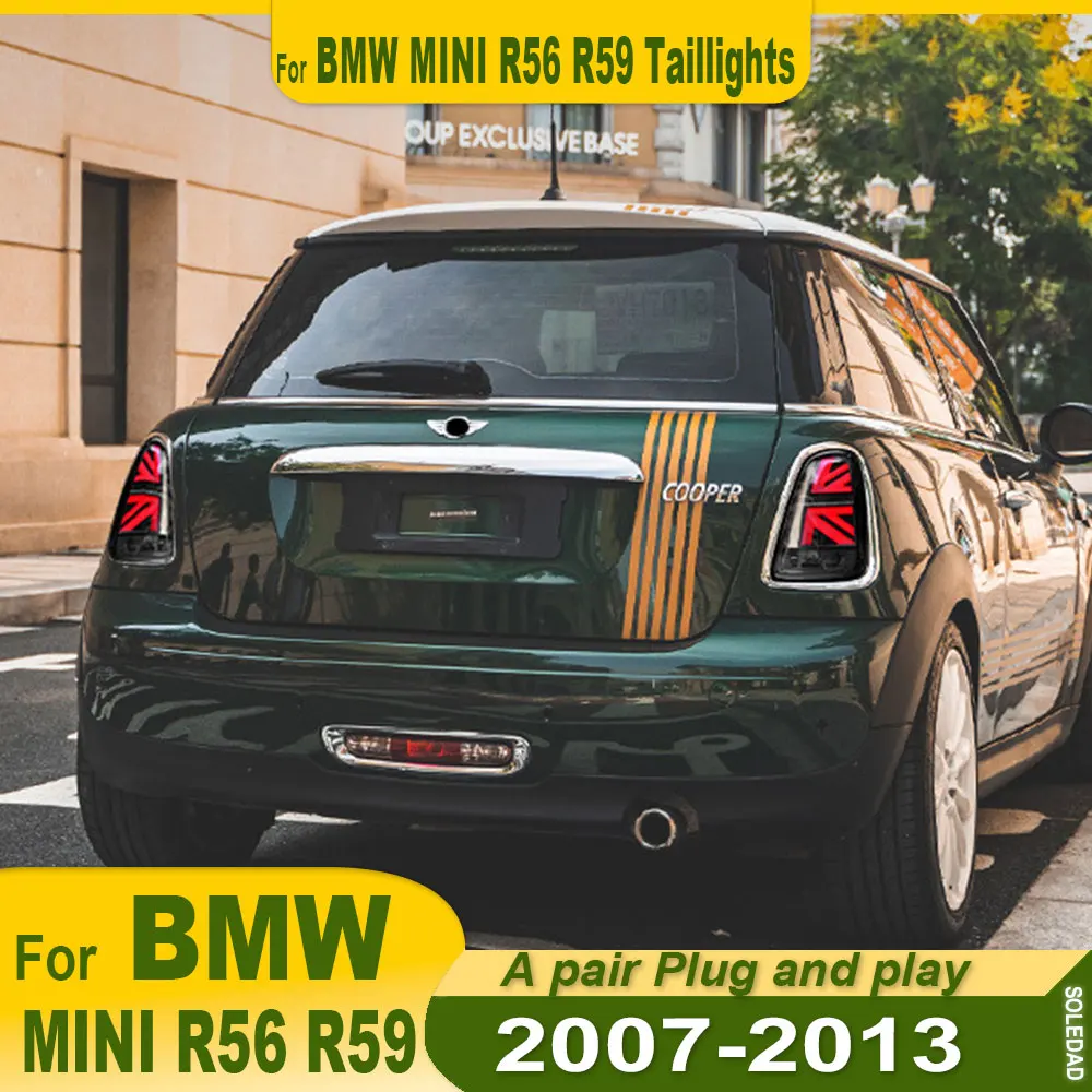 

Светодиодный задний фонарь в сборе для BMW Mini Cooper R56 R50 R60 2007-2014, стоп-сигнал заднего указателя поворота, задние задние фонари, 2 шт.