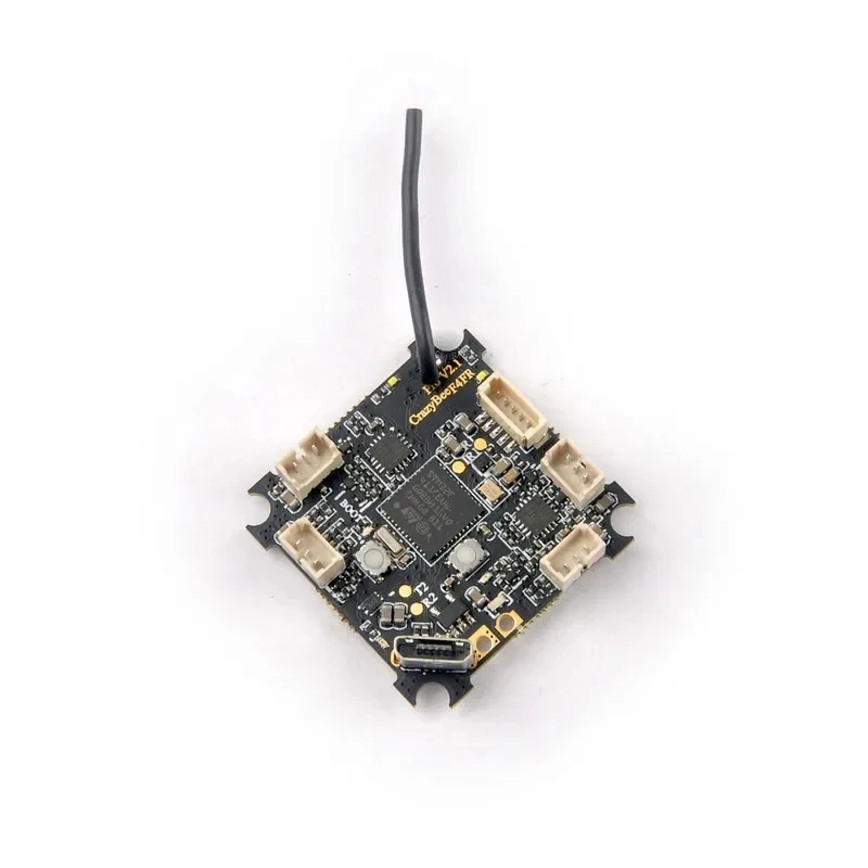 

HappyModel Crazybee F4 PRO V 2,1 Полетный контроллер BLHELI_S 10A ESC SPI FRSKY FLYSKY 2-4S для радиоуправляемого FPV дрона с зубочисткой