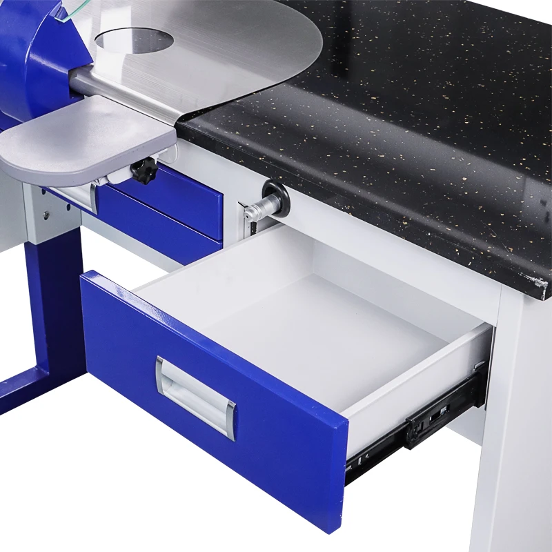 Lab Table Modern Cold Rolled Steel Marble Top Professional Durable Laboratory Bench For Hospital School Clinic Use