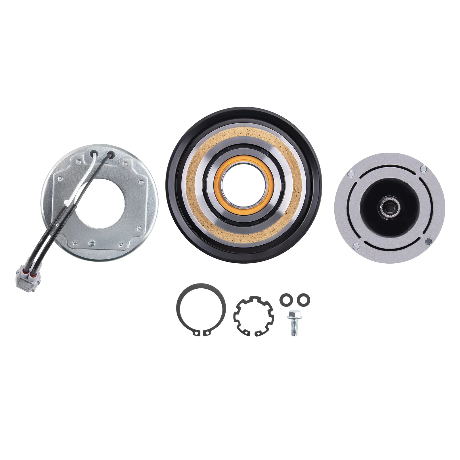 AC Compressor Clutch Kit Pulley Coil Fits FOR 2014-2019 RAM 1500 5.7L 68232388AC