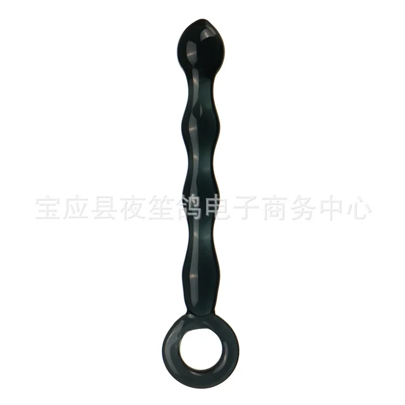 المهبل تحفيز قضبان اصطناعية زجاجية للنساء الرجال مثلي الجنس كريستال الاستمناء الإناث لتحفيز المهبل والشرج ألعاب الجنس الشرجي #3