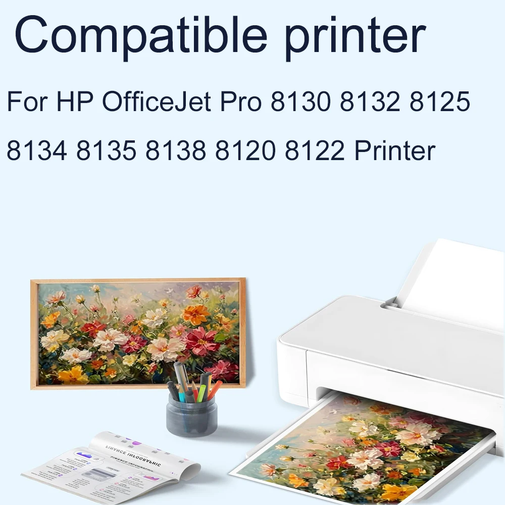 Vliaxh 925 925XL 925 XL With Chip Compatible Ink Cartridge For HP OfficeJet Pro 8130 8132 8125 8134 8135 8138 8120 8122 Printer