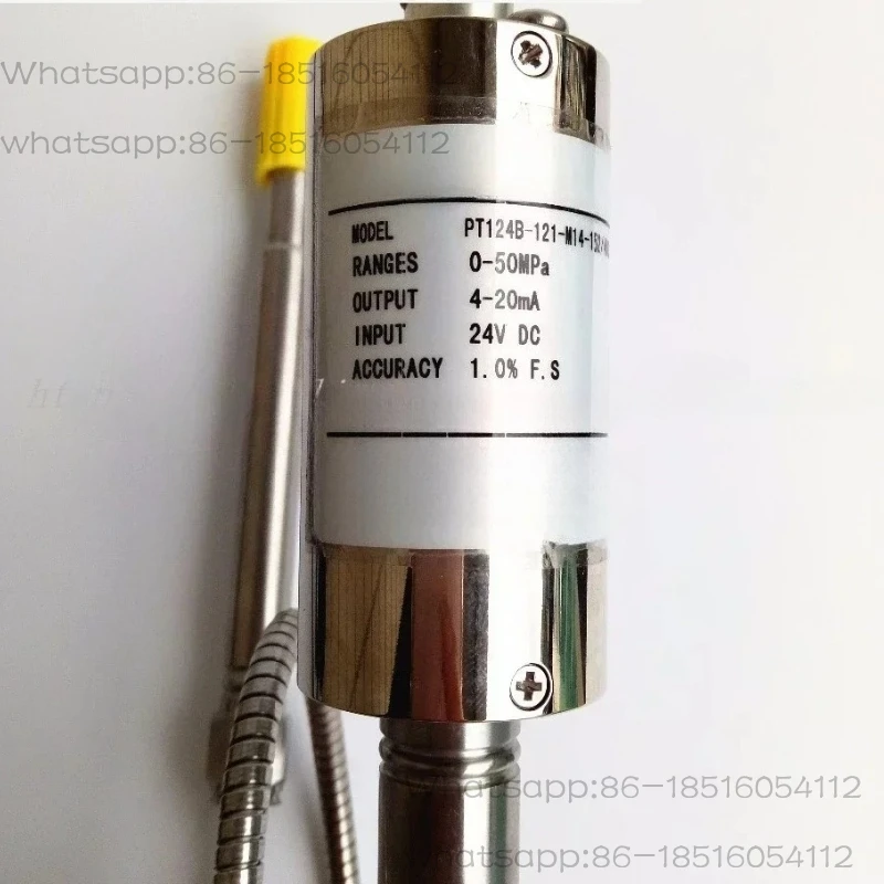 PT124B-121 Flexible Stem Melt Pressure Transmitter Pressure Sensors  Output 4-20mA