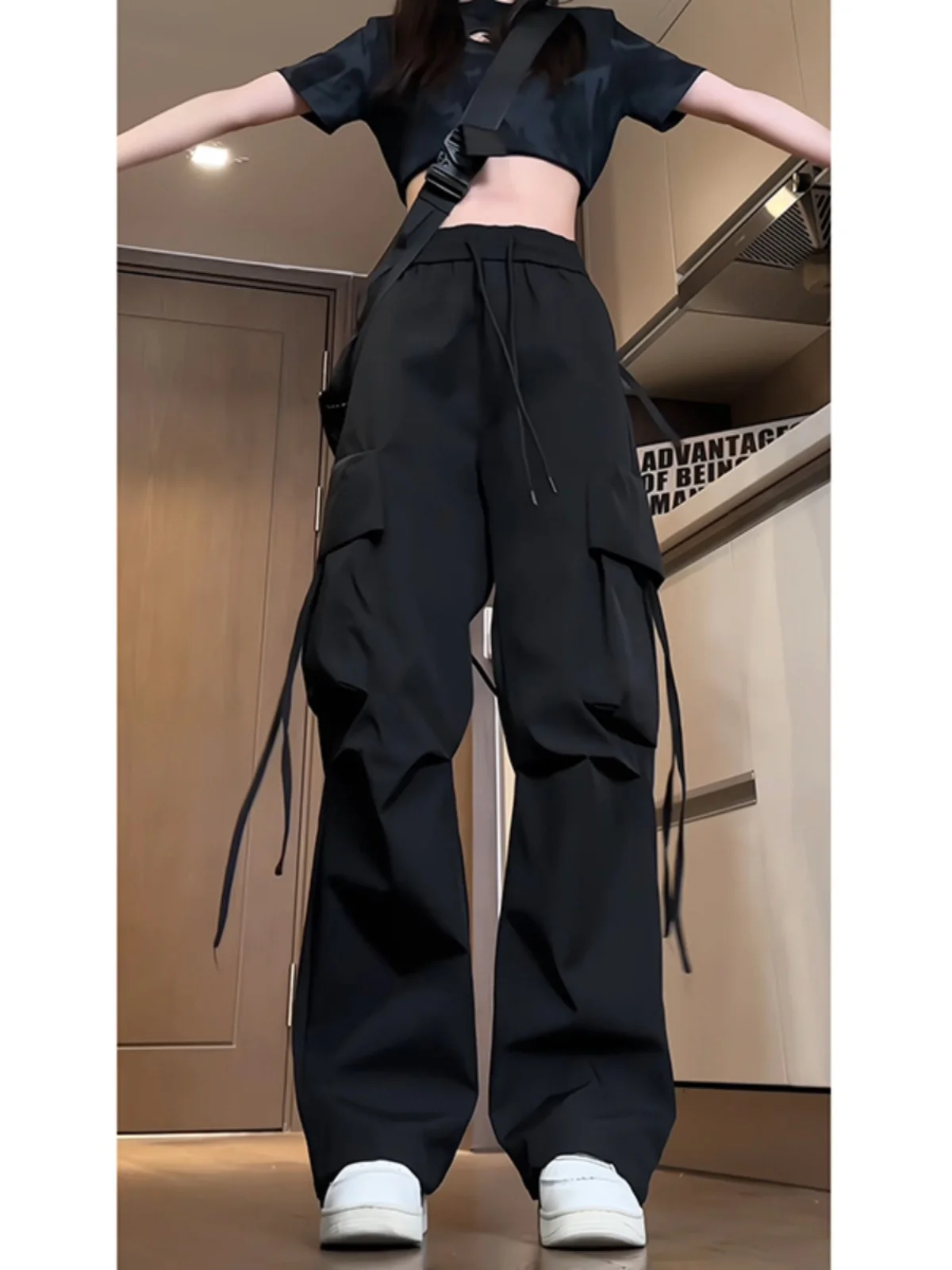 

Брюки для рабочей одежды American Sle с прямыми штанинами, мужские весенне-осенние брюки с большими функциями, мягкие брюки для скалолазания, уличные брюки...